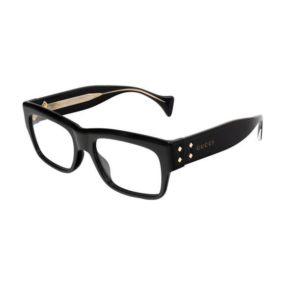 NWT GUCCI GG1707o 001 Black Black Eyeglasses - Picture 1 of 2
